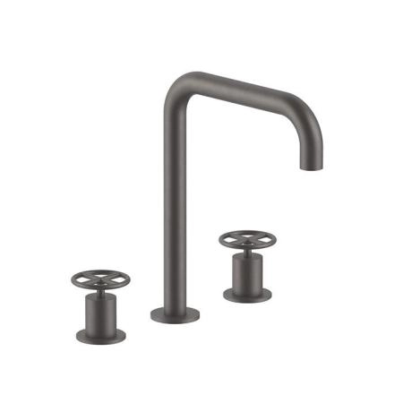 Fantini Fontane Bianche Смеситель для раковины, 3 отв., цвет: Matt Gun Metal PVD