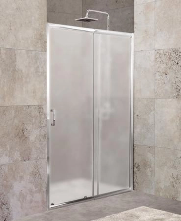Душевая дверь BelBagno UNIQUE 120-135 матовое стекло 5 мм профиль хром UNIQUE-BF-1-120/135-P-Cr