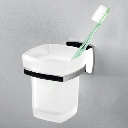 Стакан для зубных щеток WasserKraft Wern K-2528 хром
