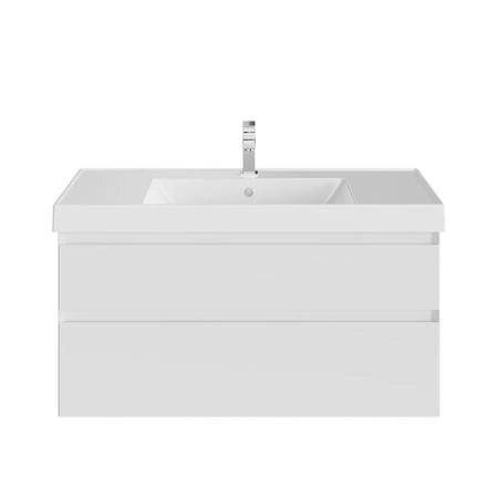 Тумба Kerama Marazzi CUBO КУБО CUB.100.2\WHT.M подвесная с ящиками 100, белая матовая