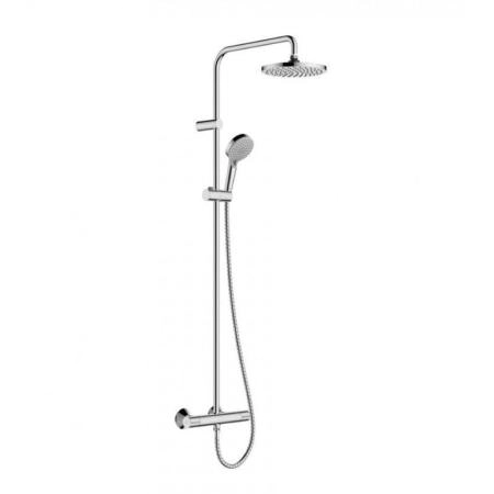 Hansgrohe 26089000 Vernis Blend Душевая система для ванны, с термостатом ?200/100 мм, 1/ 2 режима, Ecosmart, хром