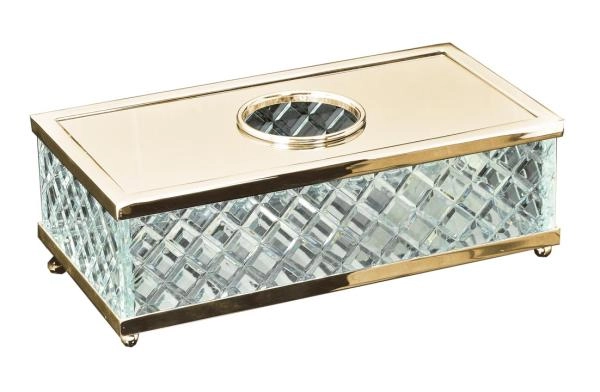 Салфетница Boheme ЗОЛОТО Crystal Luxury Options 10232