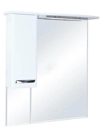Зеркало-шкаф Bellezza Балтика 90 L с подсветкой белый