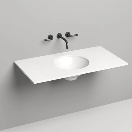 Salini Столешница 100х50х1.5 cм, из материалов S-Stone, цвет: белый матовый