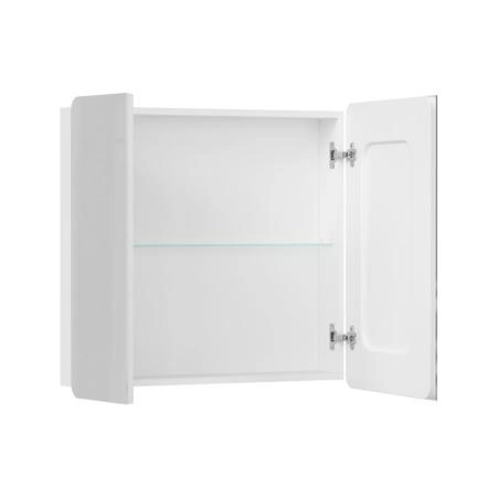 Шкаф зеркальный Volna 70 белый глянец