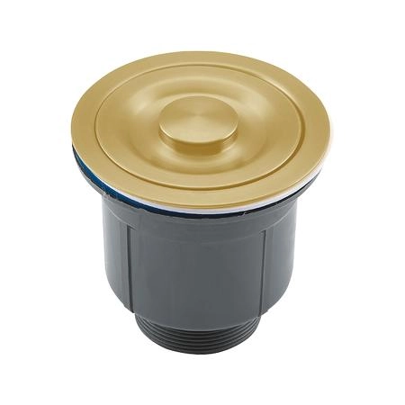 Кухонная мойка GAPPO GS6050-3 с коландером, золотой сатин