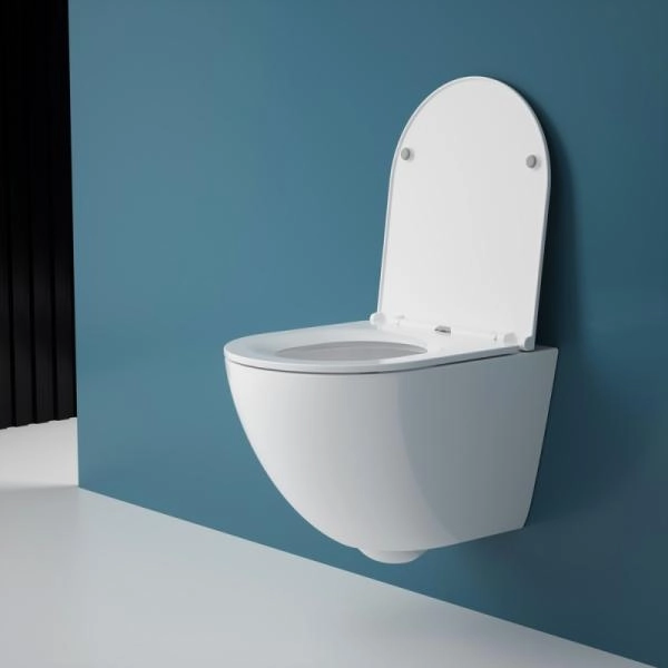 Унитаз ESBANO GARDENA-49T торнадо безободковый подвесной белый 490x360x360