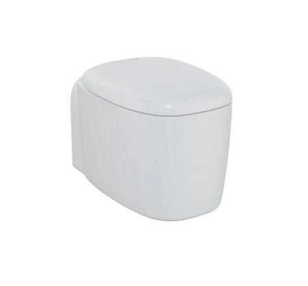 Унитаз VitrA Plural Rim-Ex 7830B401-0075 безободковый подвесной, Матовый Белый (сиденье отдельно)
