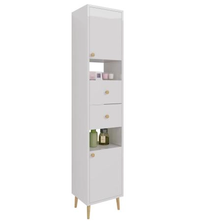 Шкаф-колонна DREJA LUNO 99.2004 35 см, белый