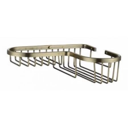 Полка для ванной угловая KAISER 215*235*60 (30) Bronze/латунь (KH-5031) бронза