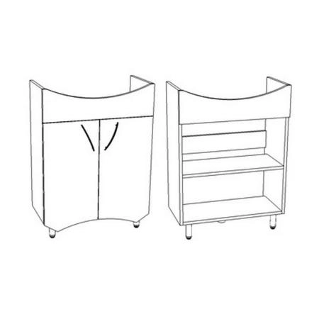 Тумба под раковину Corozo Кентис 60 NEW