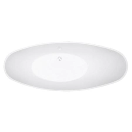 Акриловая ванна ABBER AB9233G 184x79x77 овальная, серый цвет