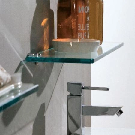 IDEA STELLA/IDEA  полочка под зеркало стеклянная 115 мм