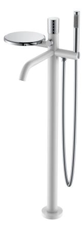 Смеситель STICK Boheme напольный WHITE DIAMOND CHROME 129-WCR