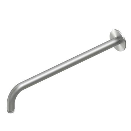 QuadroDesign Держатель верхнего душа, 40см, настенный, цвет: brushed stainless steel