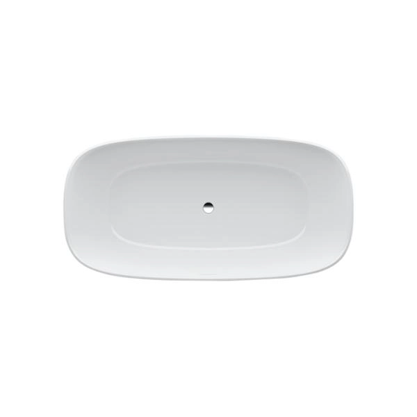 Laufen INO Ванна 1700х750х520мм, свободностоящая, с слив-переливом,  материал: Sentec solid surface, цвет: белый (СПЕЦЕНА с нашего склада!)