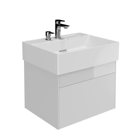 Тумба Kerama Marazzi LOGICA ЛОДЖИКА LOG.60.2\WHT подвесная 2 ящика 60 см, белоснежный