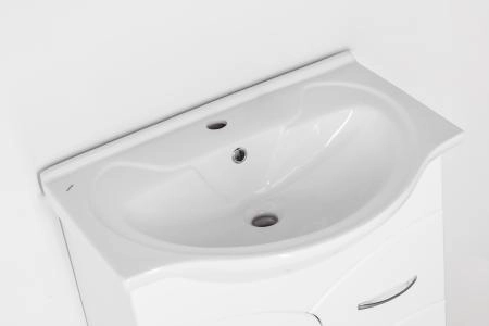 Тумба под раковину Style Line Эко Стандарт 65 (3 ящ.) напольная с ящиками, белая