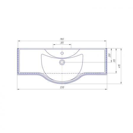 Раковина СаНта Классик 120