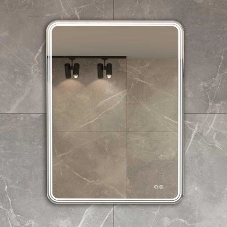 Зеркало Vincea LED VLM-3MA600-2 600х800 c сенсорным выключателем и диммером, антизапотевание