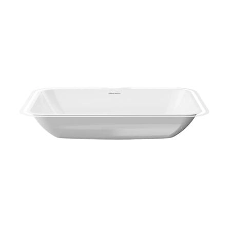 Раковина Kerama Marazzi PLAZA ПЛАЗА PLR.wbu.55 встраиваемая снизу 55, белая глянцевая