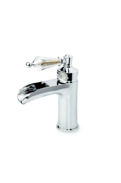 Смеситель для раковины Boheme Vogue хром с прозрачным SW 221-SW