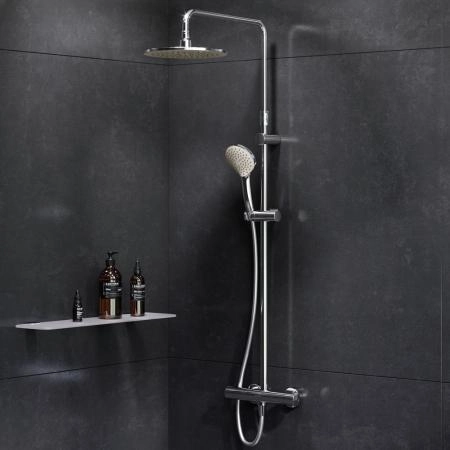 Душевая система AM.PM Gem F0790410 термостат хром