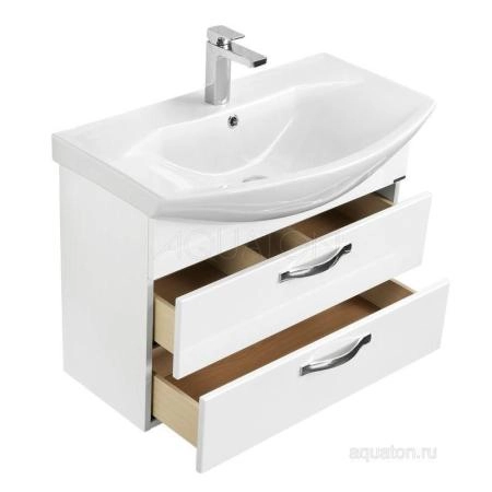Тумба под раковину Акватон Ария 80 М цвет белый