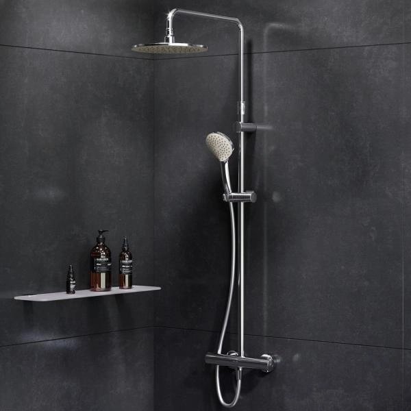 Душевая система AM.PM Gem F0790410 термостат хром