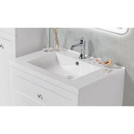 Раковина из искусственного мрамора DUBLIN-750-2C-SO-BL 75 см