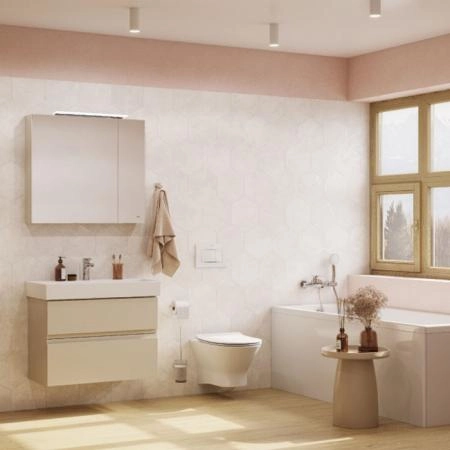 Roca Leon Rimless Унитаз подвесной, с инсталляционной системой, сиденьем, без кнопки
