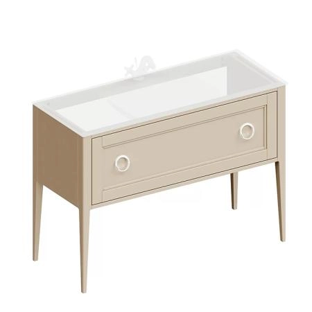 Тумба Kerama Marazzi PLAZA CLASSIC ПЛАЗА КЛАССИК PL.CN.120.1\CAP.M напольная 1 ящик 120, капучино матовый