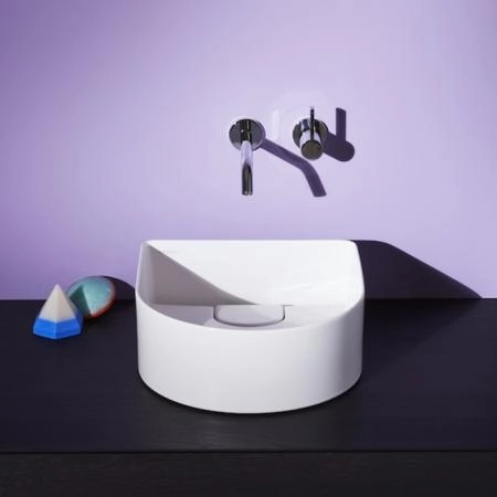 Laufen Sonar Раковина 340x340х130мм без перелива, без отв. под смеситель, цвет: белый (СО склада продаем с базами 4.0541.1/5: 4.0542.1/7: 4.0542.4)
