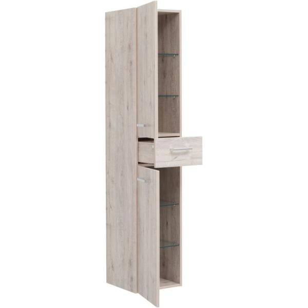 Пенал Dreja  35 см, 2 дверки, 1 ящик, дуб кантри