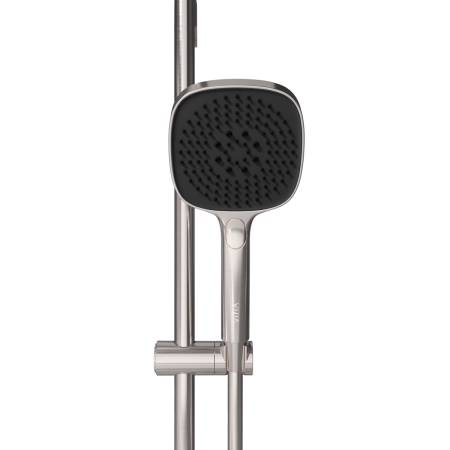 Душевая стойка VitrA Core Square A4591734EXP с ручным душем без смесителя брашированный никель