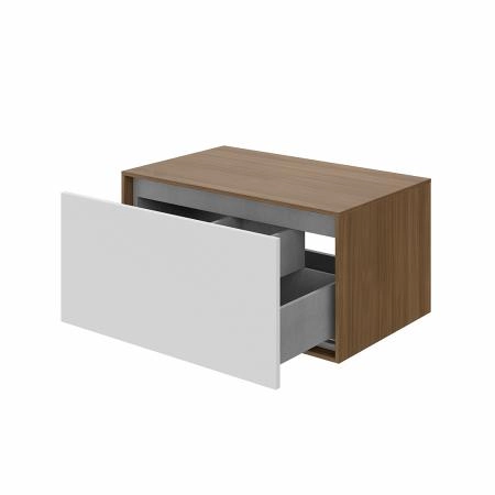 Тумба Kerama Marazzi ATOLLO АТОЛЛО AT.80\WHT.M напольная/подвесная с ящиком 80, белая матовая