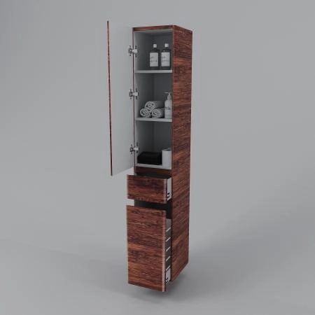 Колонна универсальная Style Line Атлантика 35 L с корзиной, Люкс старое дерево, PLUS