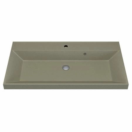 Раковина кварцевая Uperwood Classic Quartz 90 см, бежевая матовая, десерт