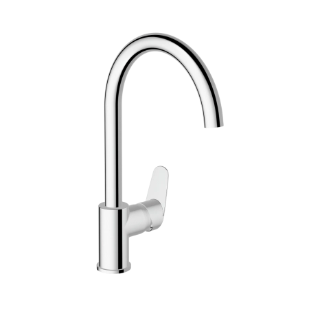 Смеситель VitrA Flow Round  A43407EXP с поворотным изливом однорычажный хром латунь