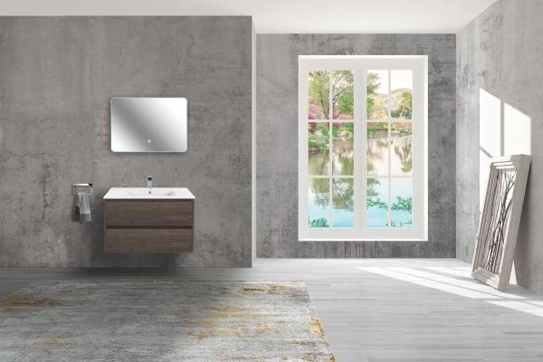 Тумба под раковину Vincea Gio 800 подвесная, 2 выкатных ящика soft-close, R.Oak
