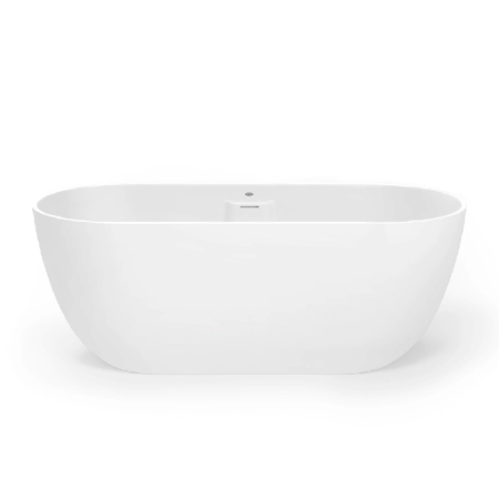 Jacuzzi Moorea Ванна отдельностоящая из композита 170x75x60.5см, слив-перелив, сифон, регулир.ножки, цвет: белый матовый