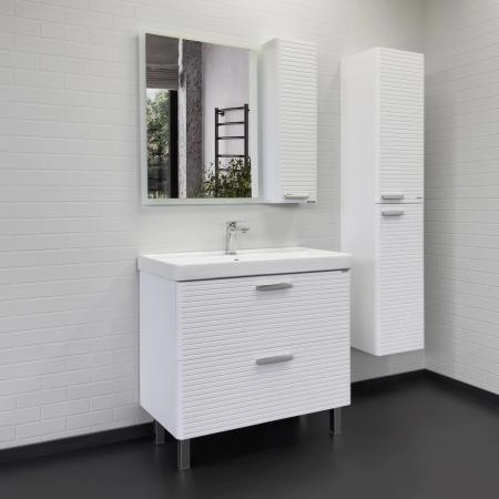 Шкаф-колонна Comforty Танжер-35 00-00019362 белый матовый