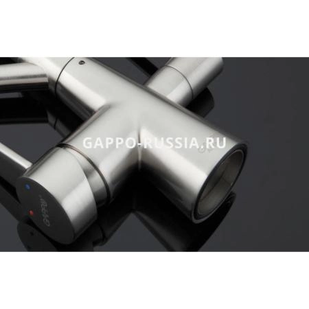 Смеситель Gappo G4398 для кухни, сатин