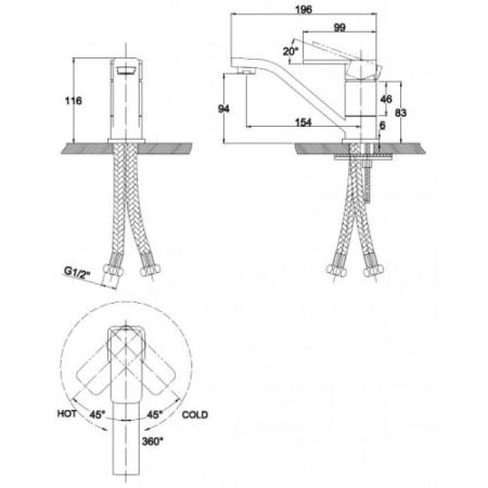 Смеситель для кухни KAISER Sonat (34010-1) бронза