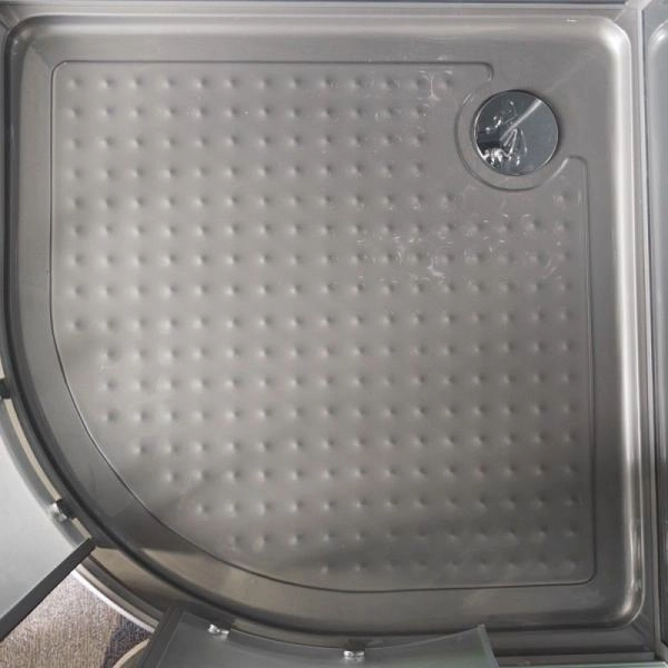 Душевая кабина Esbano 80x80 полукруг матовое стекло ESKG80CR