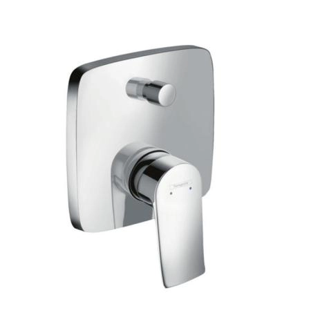 Hansgrohe Metris Смеситель для ванны, однорычажный, встраиваемый, внешняя часть, цвет: хром