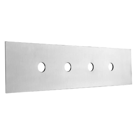Gessi Technical пластина на 4 отверстия для монтажного бокса, внешняя часть, цвет хром