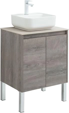 Тумба под раковину Aquanet Nova Lite 60 дуб рошелье (2 дверцы)