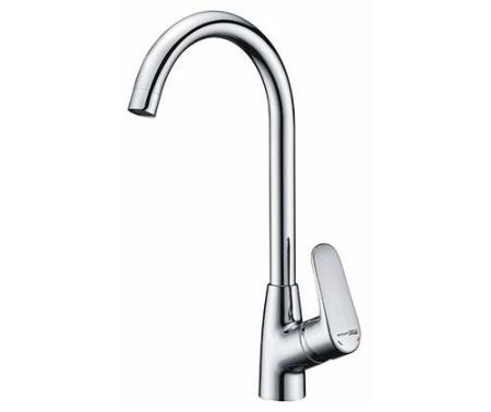 Смеситель Wasserkraft Vils 5607 для кухни с поворотным изливом