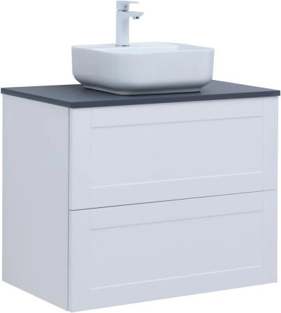 Тумба под раковину Aquanet Терра 80 белый матовый